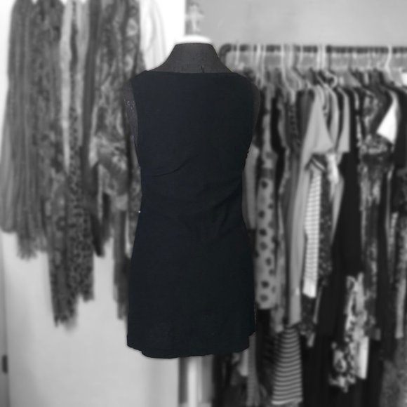 Forever 21 Black Tunic Top with Rhinestones - Picture 2 of 3